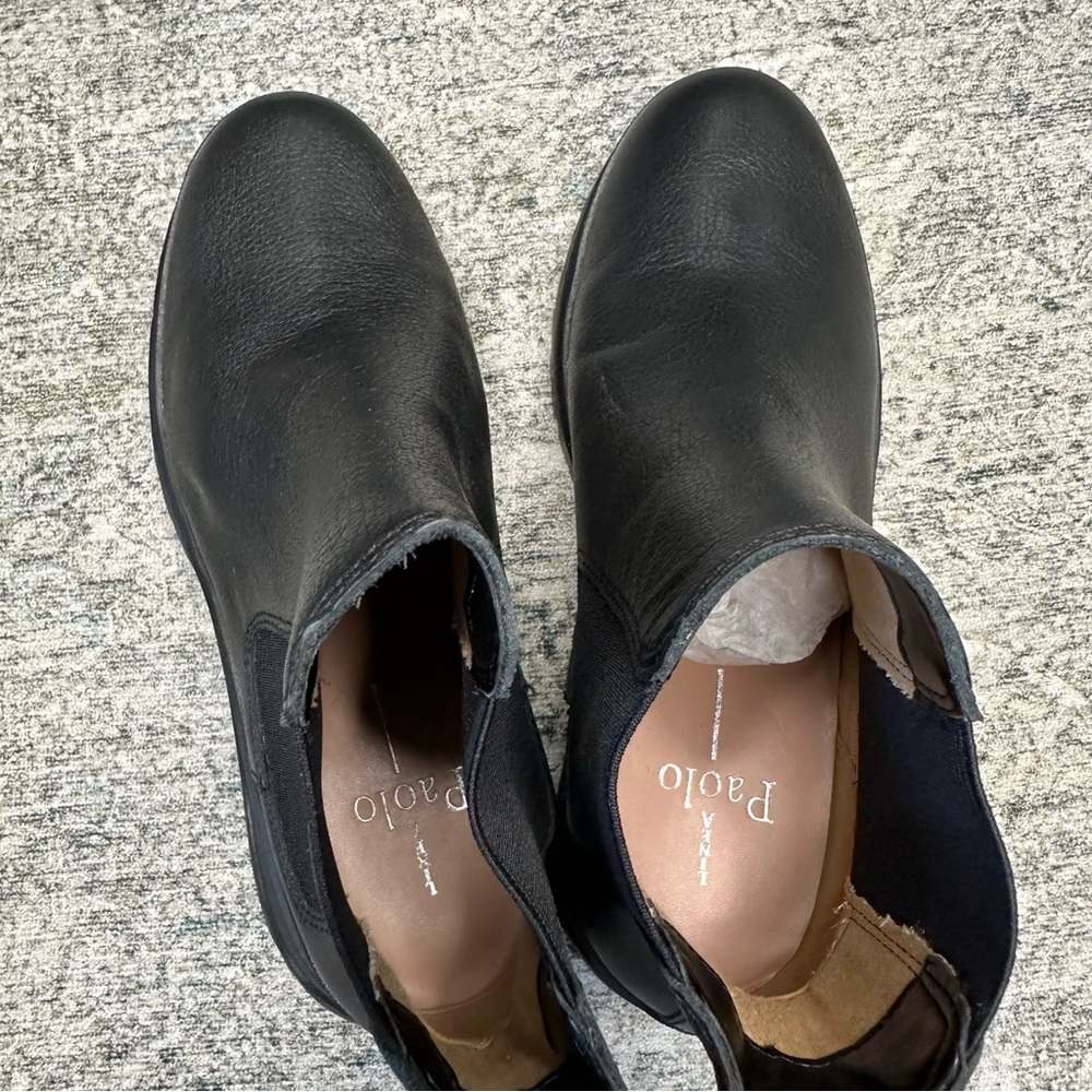 🆕Paolo Tokio Lug Sole Chelsea Boot  Size 5 - Picture 4 of 6